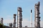 Oil And Gas Refinery Plant Stock Photo