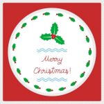 Merry Christmas Greeting Card52 Stock Photo