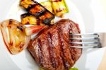 Grilled Beef Filet Mignon Stock Photo