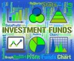 Investment Funds Indicates Business Graph And Chart Stock Photo