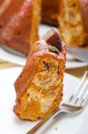 Chestnut Cake Bread Dessert Stock Photo