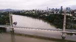 View Of The Eleanor Schonell Bridge In West End, Brisbane Stock Photo