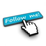 Follow Me Stock Photo