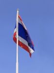 National Flag Of Thailand Stock Photo