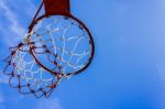 Basketball Hoop Stock Photo