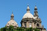 National Palace In Barcelona Stock Photo