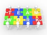 Concept Of Teamwork Stock Photo