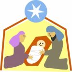 Christmas Nativity Stock Photo