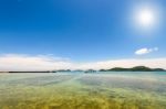 Sea And Beach Under The Sun In The Summer, Thailand Stock Photo