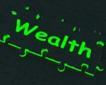 Wealth Puzzle Showing Richness And Abundance Stock Photo