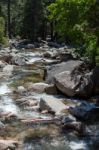 Rapids In Yosemite Stock Photo