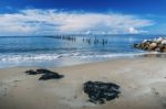 Beautiful Beach At Bridport, Tasmania, Australia Stock Photo