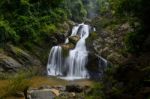 Krungching Waterfall Is  In Nakhonsithammarat,thailand Stock Photo