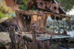 Shipwreck Of Hmqs Gayundah Stock Photo