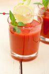 Fresh Tomato Juice Stock Photo