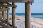 Kings Beach In The Sunshine Coast, Queensland Stock Photo