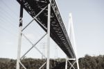 Batman Bridge By The Tamar River Near Sidmouth Stock Photo