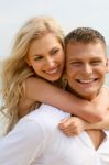 Smiling Couples Stock Photo