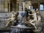 View Of The Nymph's Fountain By The Lake At Hever Castle Stock Photo