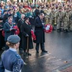 Memorial Service On Remembrance Sunday In East Grinstead Stock Photo