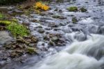 View Of The East Lyn River Stock Photo