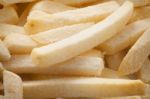 Freeze Fries French Close Up Flat Lay Stock Photo