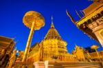 Wat Phra That Doi Suthep In Chiang Mai, Thailand Stock Photo