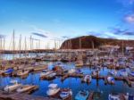 Horta Harbor Stock Photo