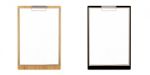 Wood Clipboard And Black Clipboard With Blank Papers With Copy Space For Mock Up Isolated On White Background, 3d Rendering Stock Photo