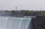 Beautiful Isolated Photo Of The Amazing Niagara Falls Stock Photo