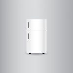 Refrigerator Flat Icon   Illustration  Stock Photo