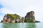 Landscape Khaotapu Or James Bond Island Stock Photo