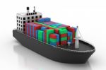 Container Ship Stock Photo