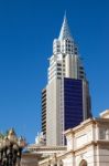 View Of New York New York Hotel In Las Vegas Stock Photo