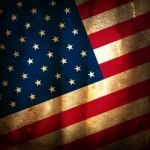 Old Grunge Flag Of United States  Stock Photo