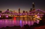 Story Bridge In Brisbane Stock Photo