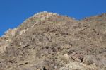 Mountain With Potential Gemstones Stock Photo