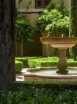 Granada, Andalucia/spain - May 7 : Part Of The Alhambra Palace I Stock Photo