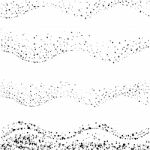 Abstract Background Dot Art Wave Style- Background Stock Photo