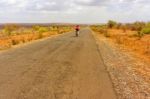 Cycling In Ethiopia Stock Photo