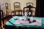 Tea Table Composition Stock Photo