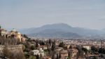 View Of Bergamo From Citta Alta Stock Photo