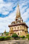 Big Pagoda In Chalong Temple, Phuket, Thailand Stock Photo