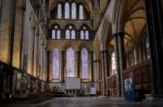 Interior View Of Salisbury Cathedral Stock Photo