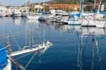 Marina At Palau In Sardinia Stock Photo