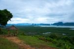 Bamboo Hut At Samed Nang She-thailand Stock Photo