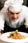 Pasta Salad, Now Its Looks Perfect ! Stock Photo