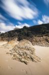 Adder Rock Beach On Stradbroke Island, Queensland Stock Photo