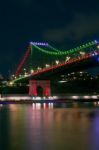 Story Bridge In Brisbane, Queensland Stock Photo