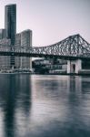 Story Bridge In Brisbane Stock Photo